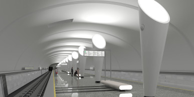Основные конструкции станции метро «Физтех» готовы на 50% 