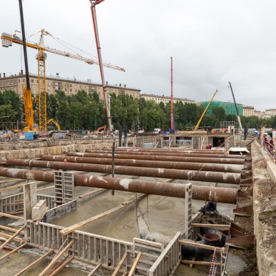 Строительство метрополитена